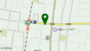 駅レンタカー 天童駅営業所の地図画像