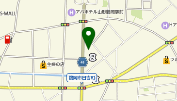 駅レンタカー 鶴岡駅営業所の地図画像