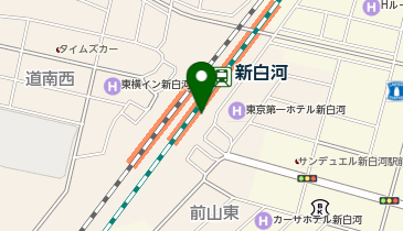 駅レンタカー 新白河駅営業所の地図画像