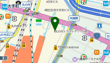 駅レンタカー 東京駅営業所の地図画像