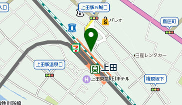 駅レンタカー 上田駅営業所の地図画像