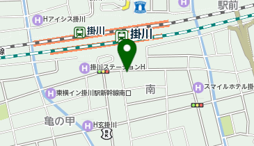 駅レンタカー 掛川駅営業所の地図画像