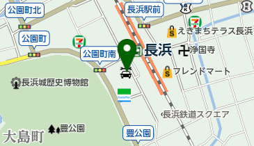 駅レンタカー 長浜駅の地図画像