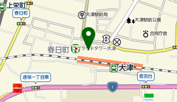 駅レンタカー 大津駅の地図画像