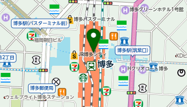 駅レンタカー 博多駅営業所の地図画像