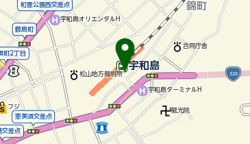 駅レンタカー 宇和島駅営業所の地図画像