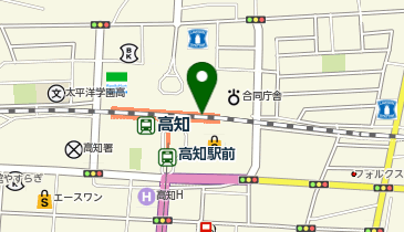 駅レンタカー 高知駅営業所の地図画像