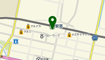 駅レンタカー 安芸駅営業所の地図画像