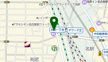 Jネットレンタカー名古屋駅前店の地図画像