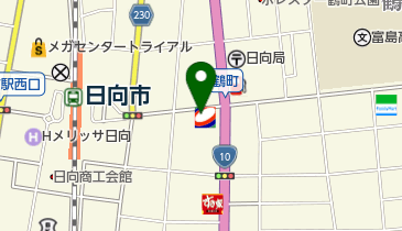 Jネットレンタカー日向市駅店の地図画像