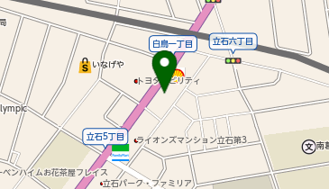 Jネットレンタカー葛飾店の地図画像