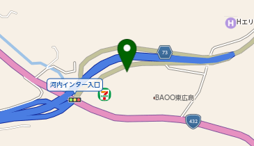 Jネットレンタカー広島空港店の地図画像