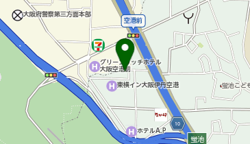 Jネットレンタカー大阪空港店の地図画像