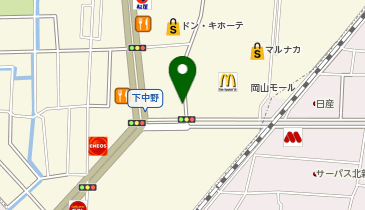 Jネットレンタカー岡山北店の地図画像