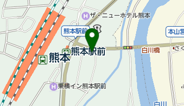 スカイレンタカー熊本駅前店の地図画像