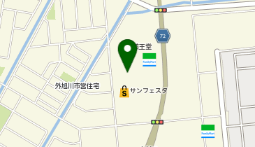 眼鏡市場 サンフェスタ外旭川店の地図画像