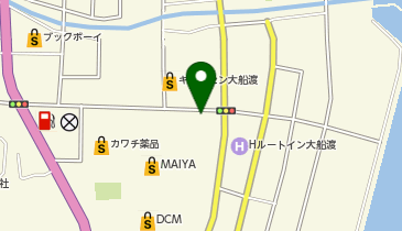 眼鏡市場 大船渡店の地図画像