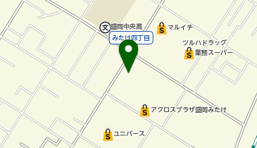 眼鏡市場 アクロスプラザ盛岡みたけ店の地図画像