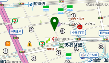 眼鏡市場 仙台クリスロード店の地図画像