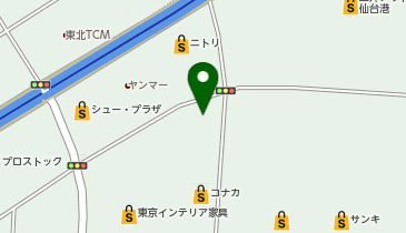 眼鏡市場 仙台港店の地図画像