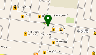 眼鏡市場 東根店の地図画像