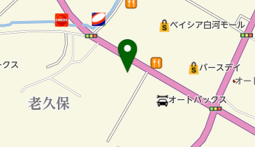 眼鏡市場 白河店の地図画像