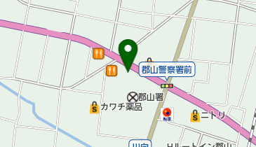 眼鏡市場 郡山城清水店の地図画像