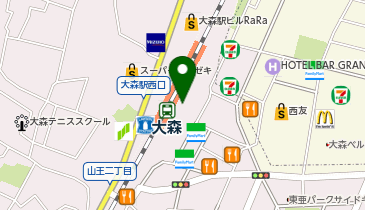 眼鏡市場 アトレ大森店の地図画像