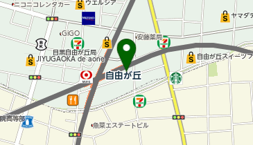 眼鏡市場 自由が丘マリ・クレール通り店の地図画像