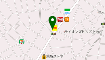 眼鏡市場 大田上池台店の地図画像