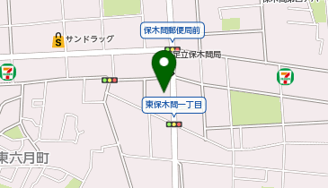 眼鏡市場 足立保木間店の地図画像