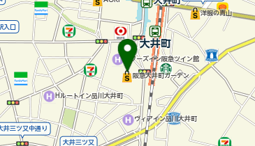 眼鏡市場 阪急大井町ガーデン店の地図画像