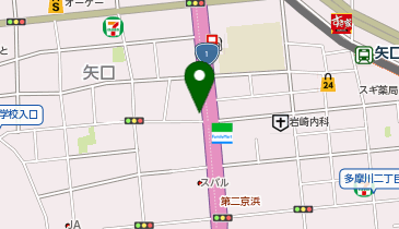 眼鏡市場 大田矢口渡店の地図画像