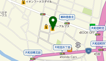 眼鏡市場 フォレストモール八王子大和田店の地図画像