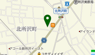 眼鏡市場 新所沢店の地図画像