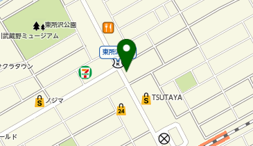 眼鏡市場 東所沢店の地図画像