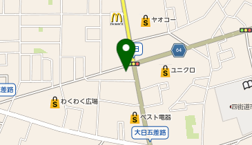 眼鏡市場 四街道店の地図画像