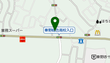 眼鏡市場 秦野店の地図画像