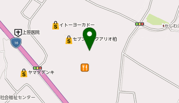 眼鏡市場 セブンパークアリオ柏店の地図画像