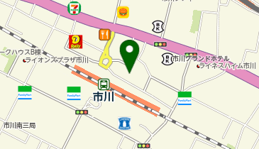 眼鏡市場 ダイエー市川店の地図画像