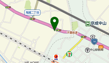 眼鏡市場 市川中山店の地図画像