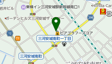 眼鏡市場 ラフーズコア三河安城店の地図画像