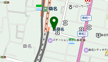 レンズスタイル桑名の地図画像