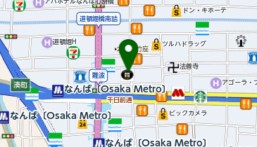 眼鏡市場 なんば店の地図画像