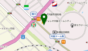 眼鏡市場 フォレオ大阪ドームシティ店の地図画像