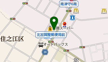 眼鏡市場 大阪南津守店の地図画像