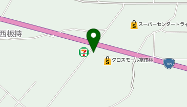 眼鏡市場 クロスモール富田林店の地図画像