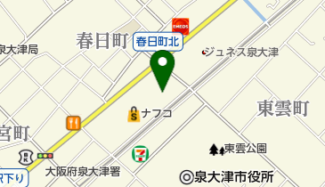 眼鏡市場 泉大津店の地図画像