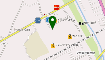 眼鏡市場 フレンドタウン交野店の地図画像