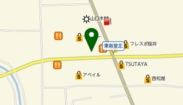 眼鏡市場 奈良桜井店の地図画像